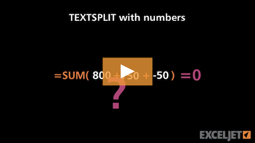 How to get numbers from TEXTSPLIT