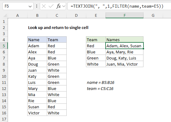 Using FILTER to look up more than one value